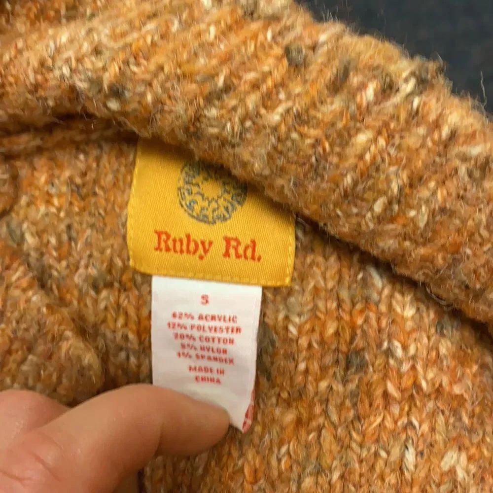 Ruby Rd. Fringe Sweater sz. S - Picture 4 of 4